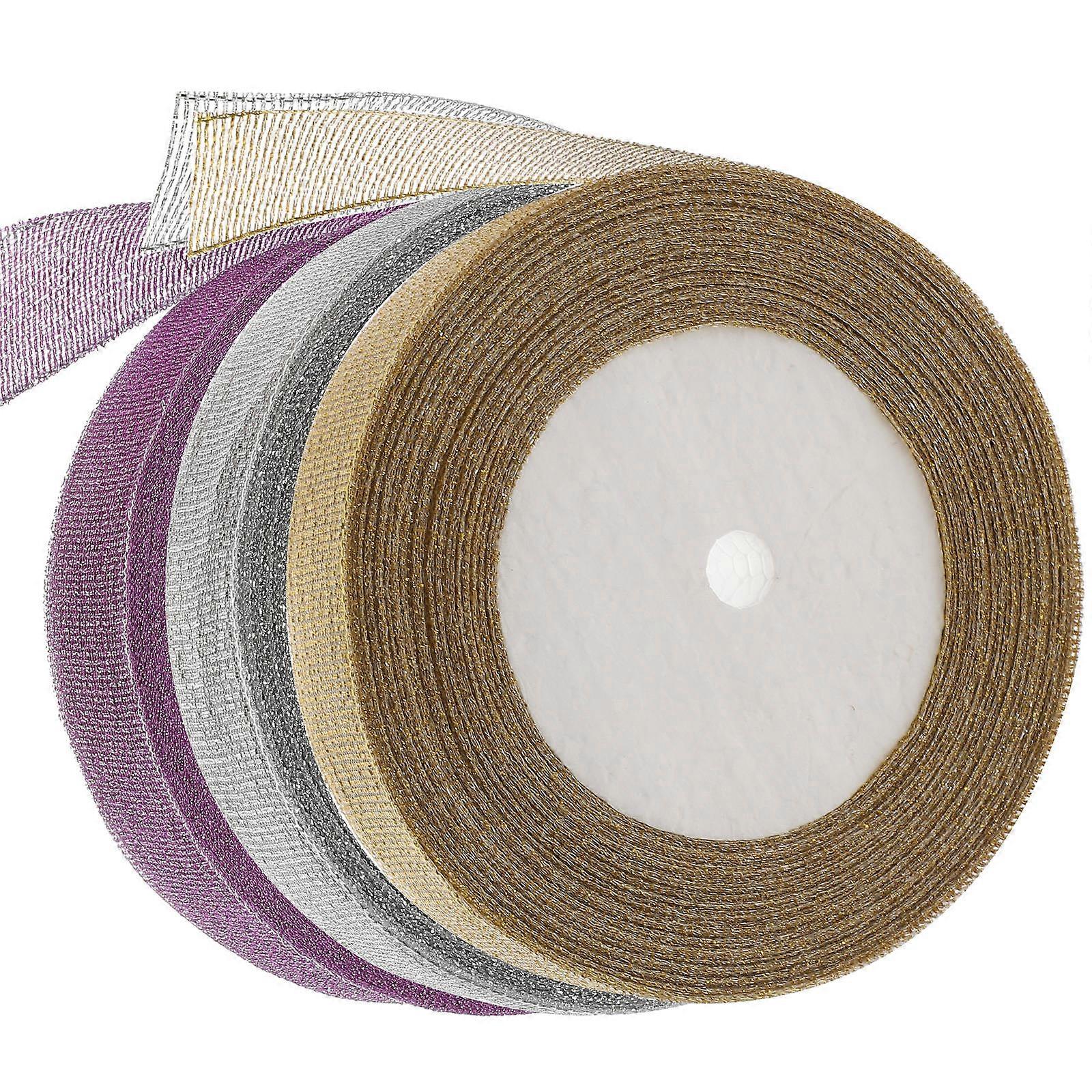 סרט צבעוני רב תכליתי מלאכה סרט משפחתי מפגשים מתנה עטיפת פוליאסטר 2250X2.5 ס"מ 3 גלילים