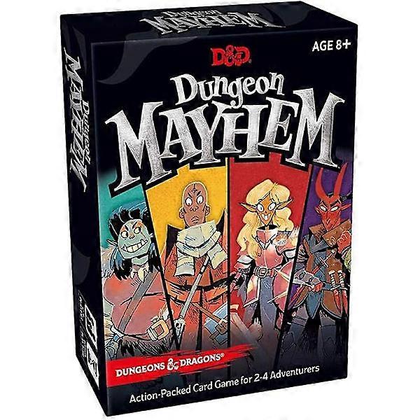 Dungeons & Dragons: Dungeon Mayhem Card Game, Multicolor, 2.49 x 9.91 x 12.7 cm