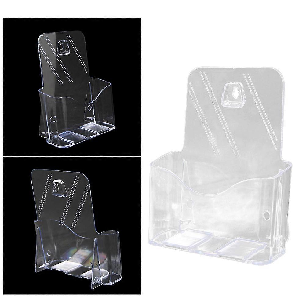 1pc Clear Acrylic A5 Magazine File Holder Desktop Organizer for Home Office