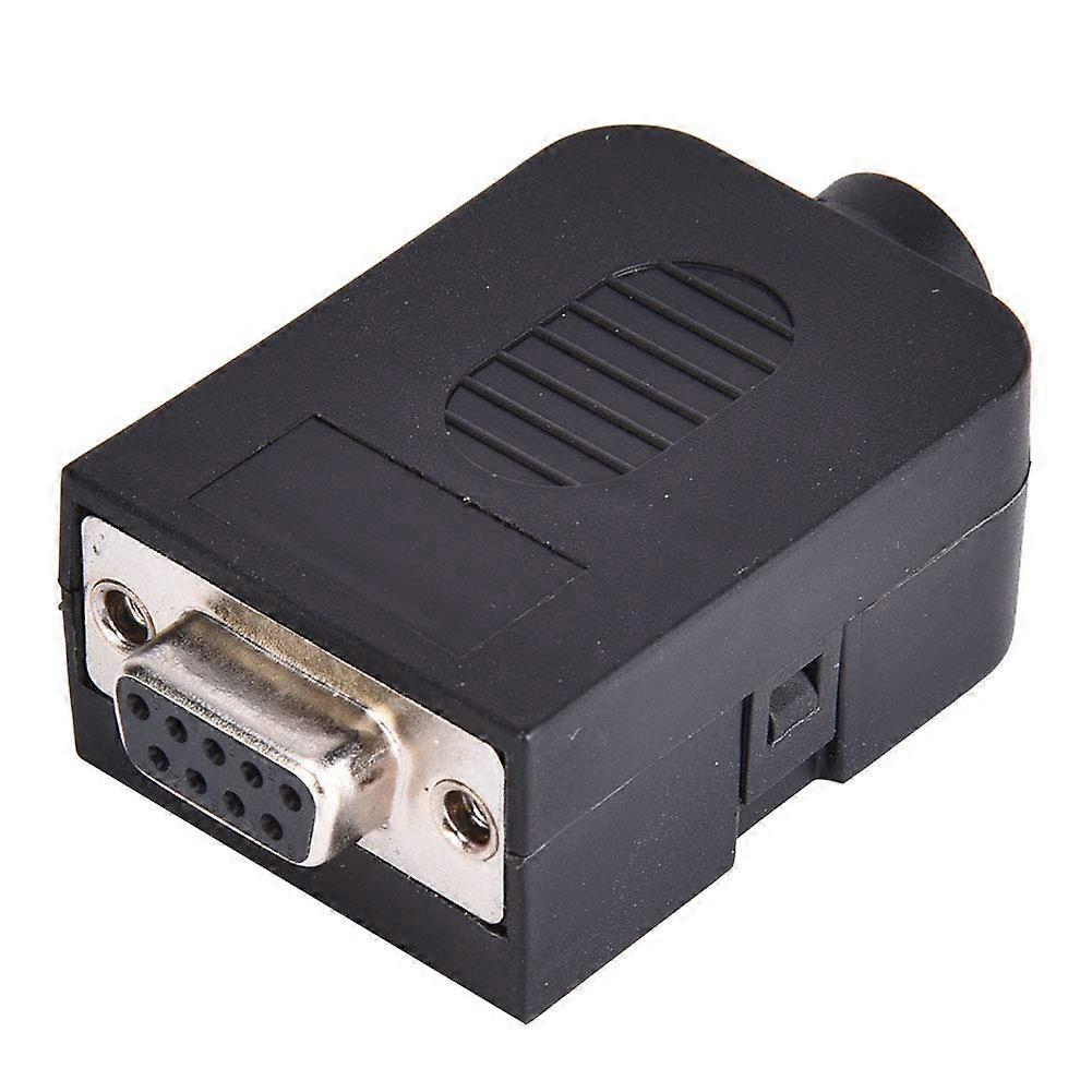 DB9 Serial Adapter Connector Socket Copper Female Compact Size 9 Leads Screw Type for PCB Carrier