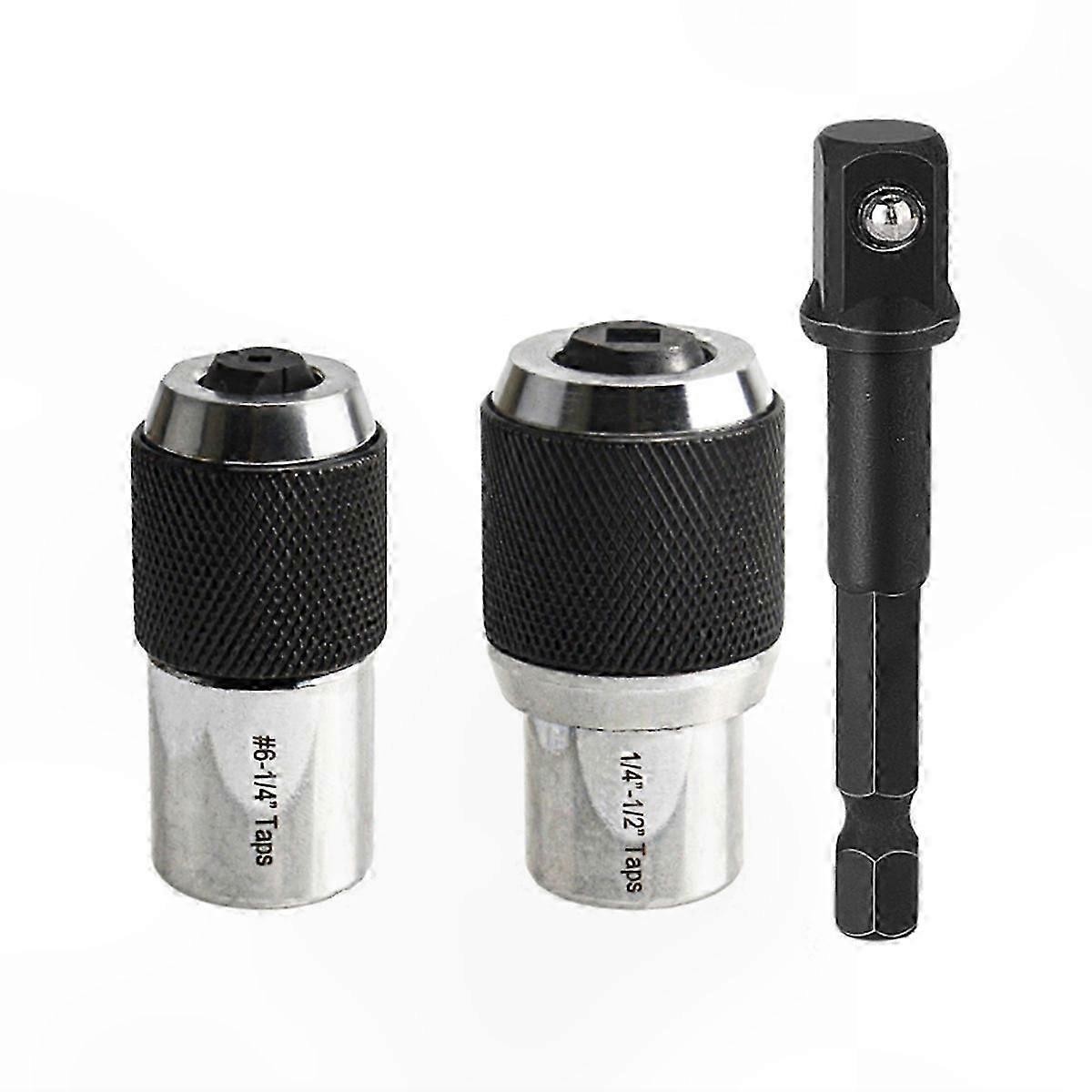 3-Piece Tap Socket Tool Set with Adjustable Jaws for Extraction