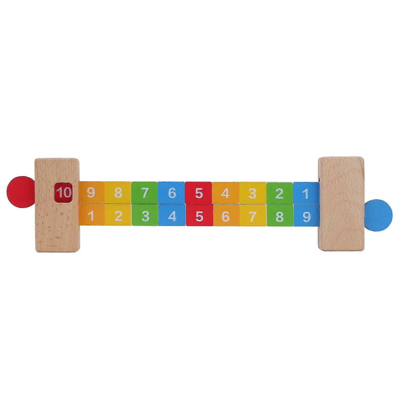 Digital Numbers Decomposition Ruler Colorful Beautiful Practical Portable Early Education Teaching AidsNumbers 1-10