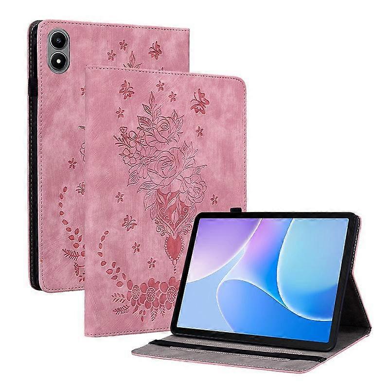 Butterfly Rose Ανάγλυφη Δερμάτινη Θήκη Tablet