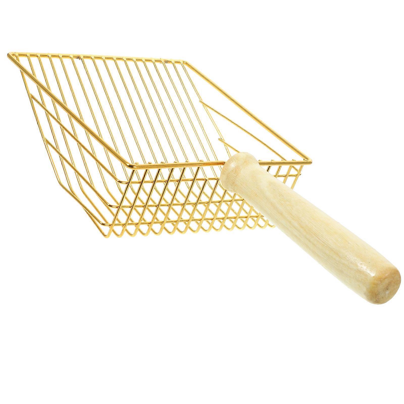 Here's a refined and professional product description for a **Stainless Steel Cat Litter Scoop**:
### **Stainless Steel Cat Litter Scoop –