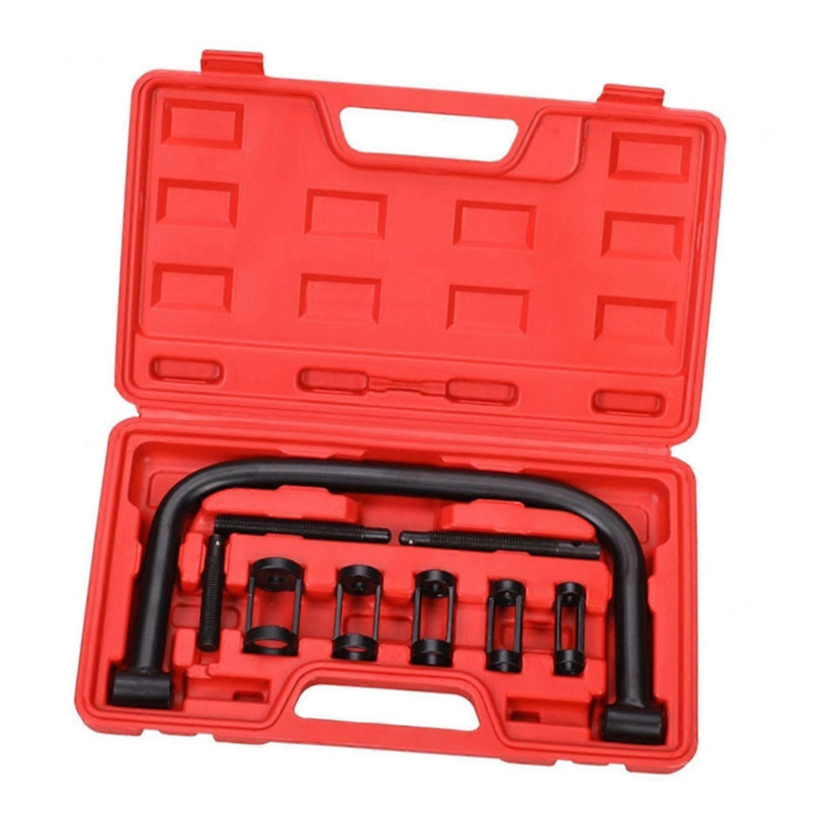 Valve Compressor Tool Valve Spring Compressor Tool Set Spring Clamp, Car Compression Clamp, Heavy Duty Stable Adapter for Car and Motorcycle