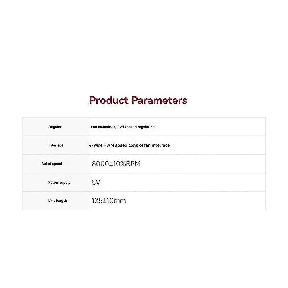 5V 8000RPM PWM 3007 Cooling Fan with Aluminum Alloy Heat Sink for Compute Module 5 (CM5)