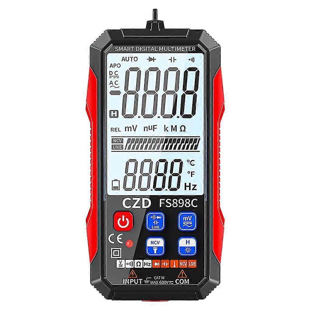 2025 Digital Multimeter Tester Large Screen Multi Meter Electric Tester 6000 Counts