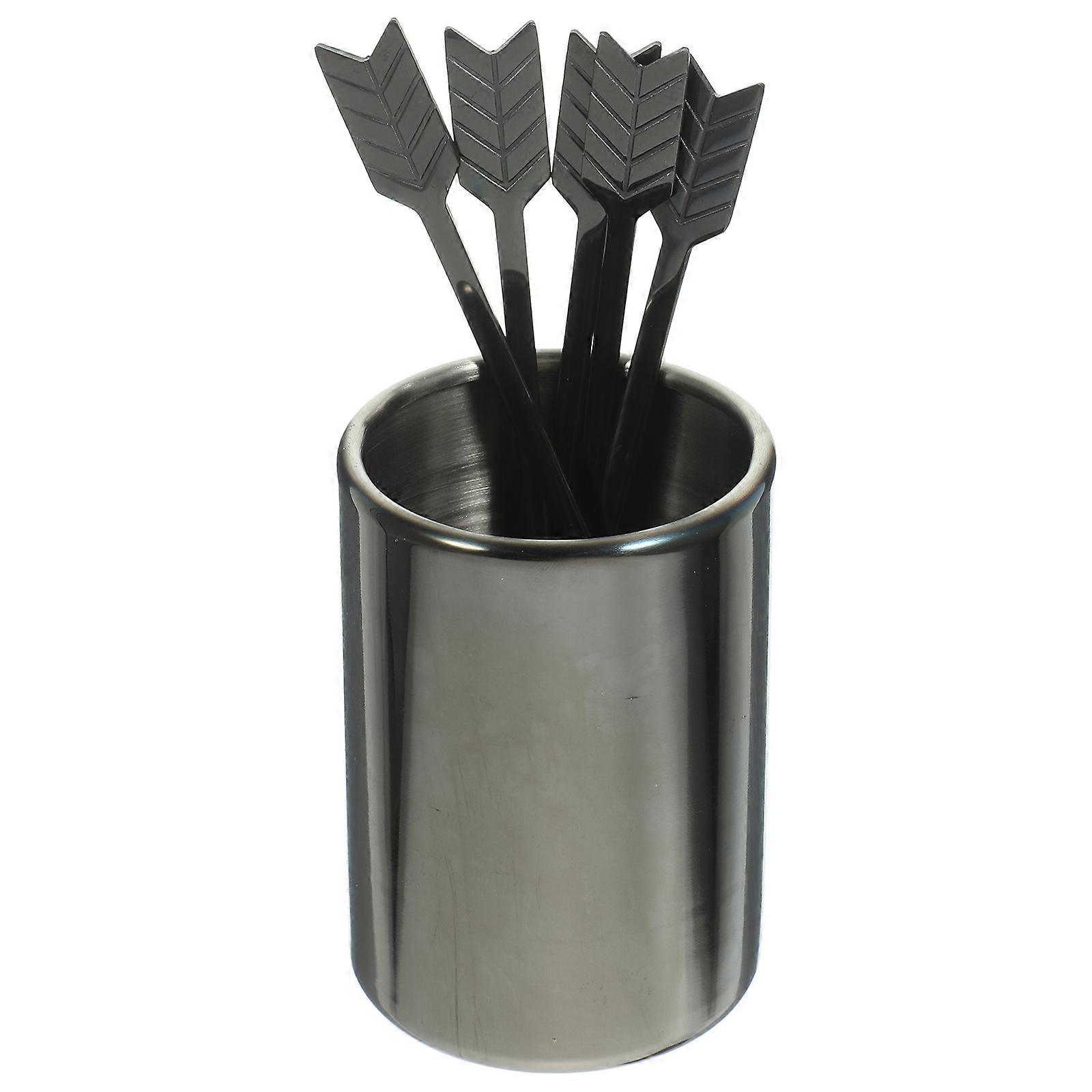 Rust-resistant Food Garnishing Picks Ideal For Beverages Desserts With Simple Design 1 Set