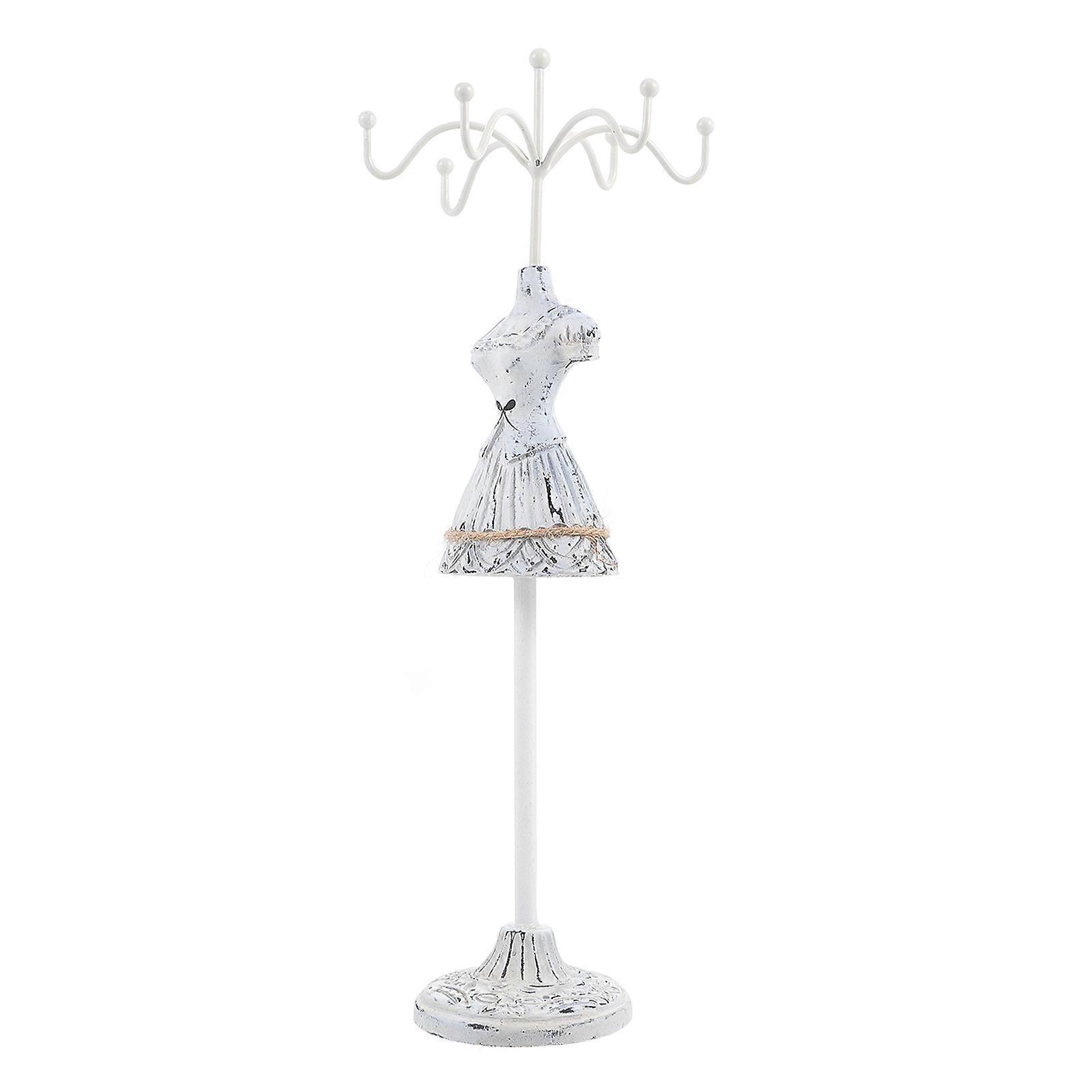 Elegant Rotating Earring Display Rack for Storefront or Home Use – Stylish Jewelry Organizer for Earrings and Bracelets – Grey