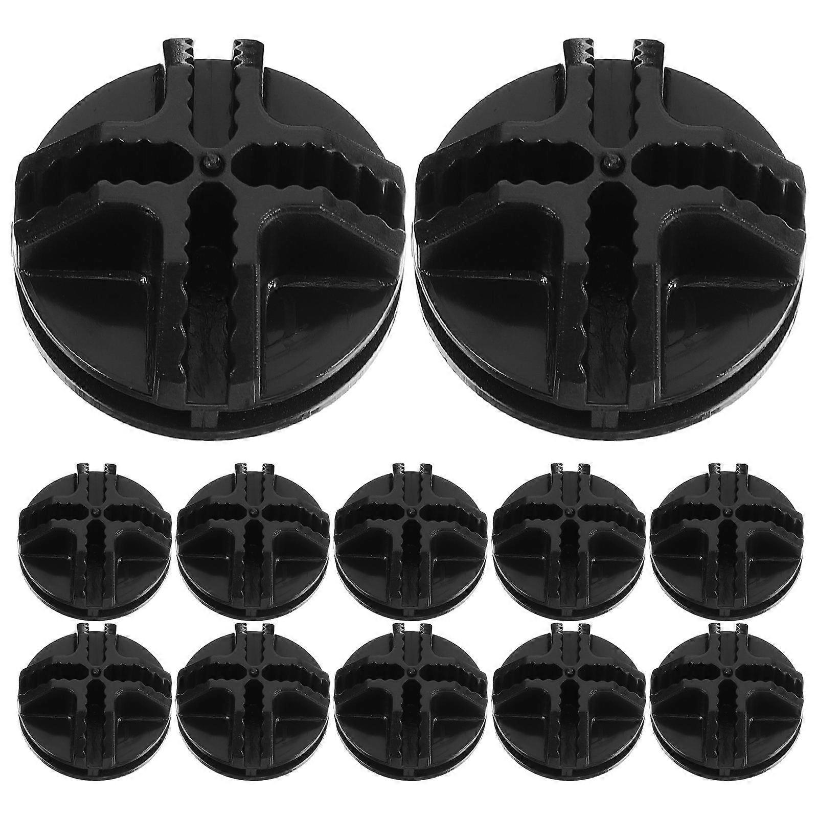 Plastic Storage Cube Connectors for Wire Grid Cubes 15Pcs Kit