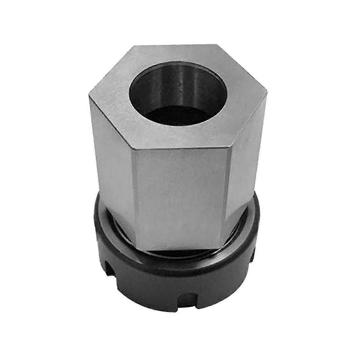 1pc Hard Steel Hex Collet Chuck Block Holder for Lathe Engraving Machine ER40