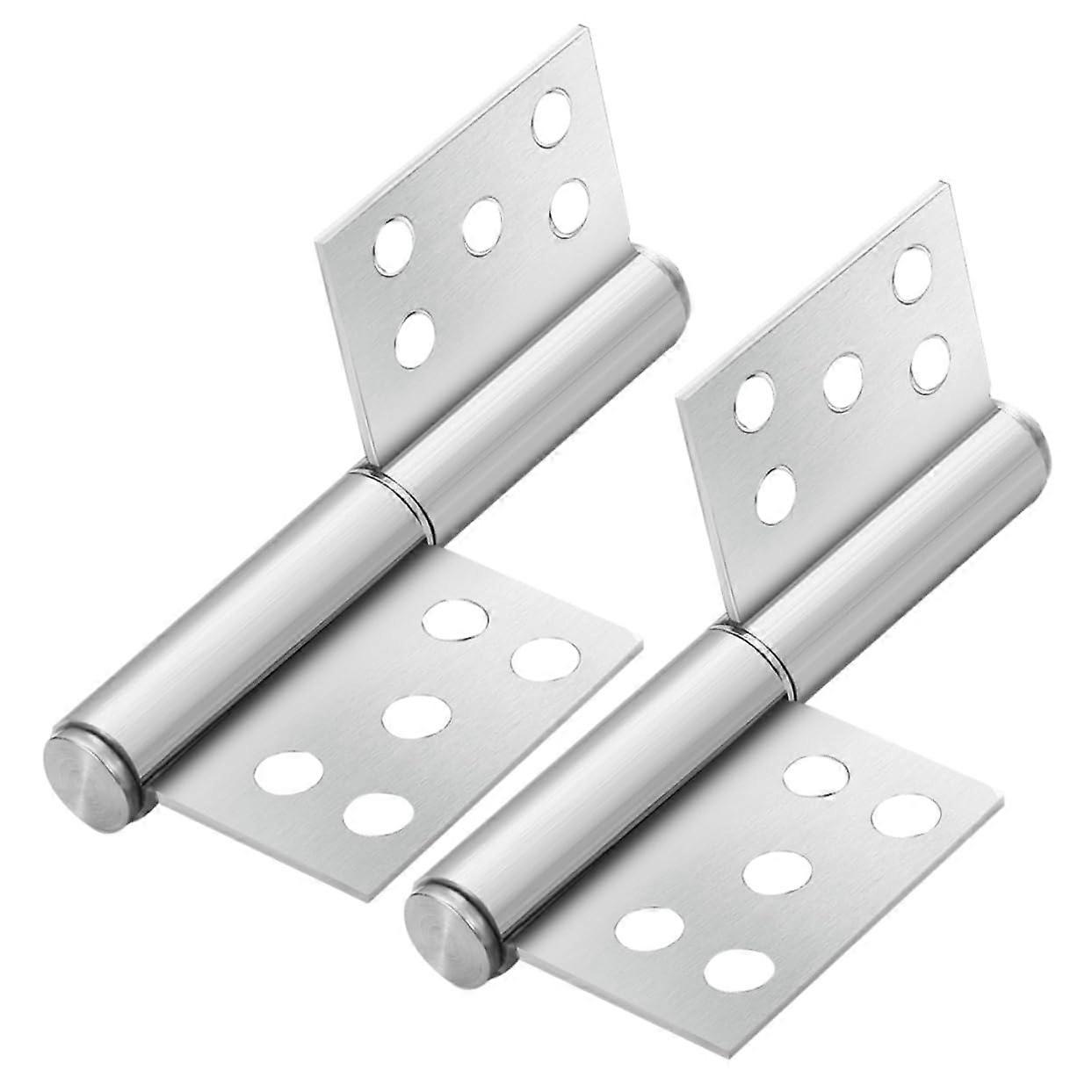 1 pair removable stainless steel liftoff hinges for doors, rustproof, easy installation