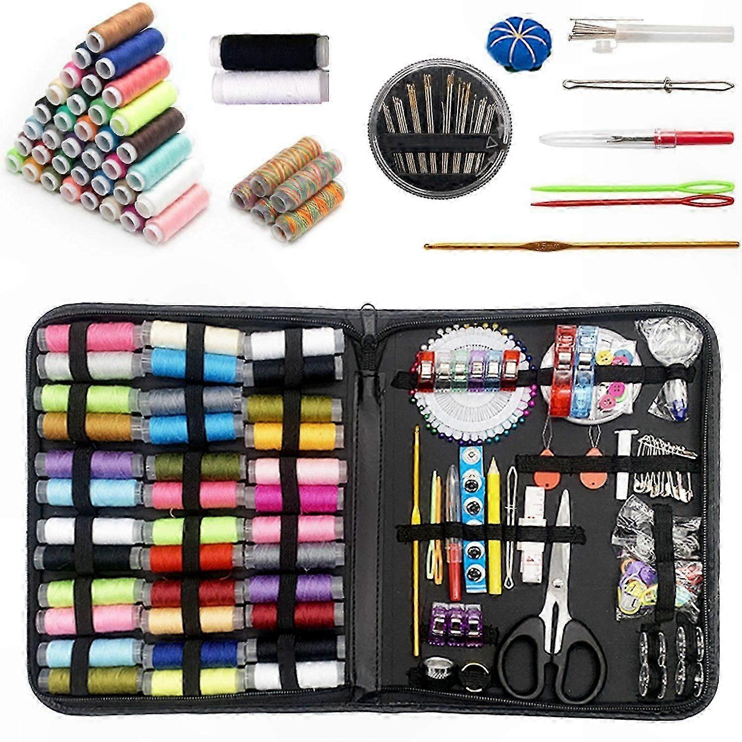 DIY Sewing Kit with Accessories and Storage Box for Crafting Essentials