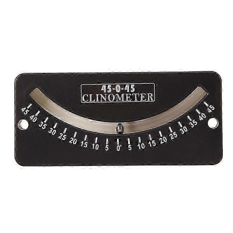Protractor for angle measurement 45-0-45 compact inclinometer