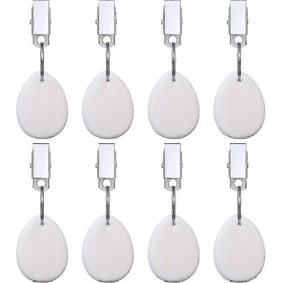 8pcs Tablecloth Weights Teardrop Table Cover Weights Metal Clip Tablecloth Pendant Stone Table Weig