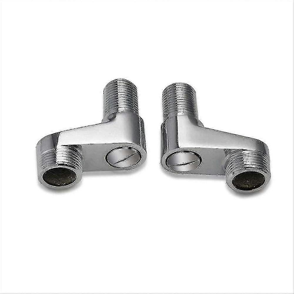 New 2-pack Bath Faucet Adapters With Adjustable Swing Arm for 3/4" & 1/2" Claw Shower Faucets in Solid Brass Bar Quality