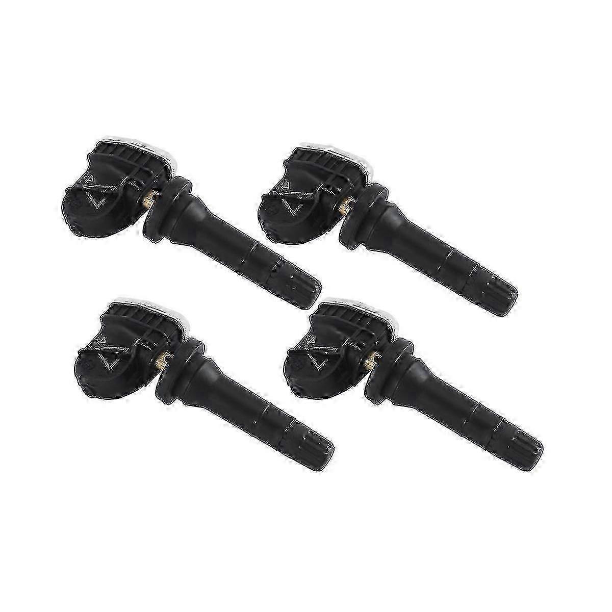 4Pcs Black TPMS Sensors Compatible with Cadillac CT6 XT5 SRX & Opel Bolt Mokka