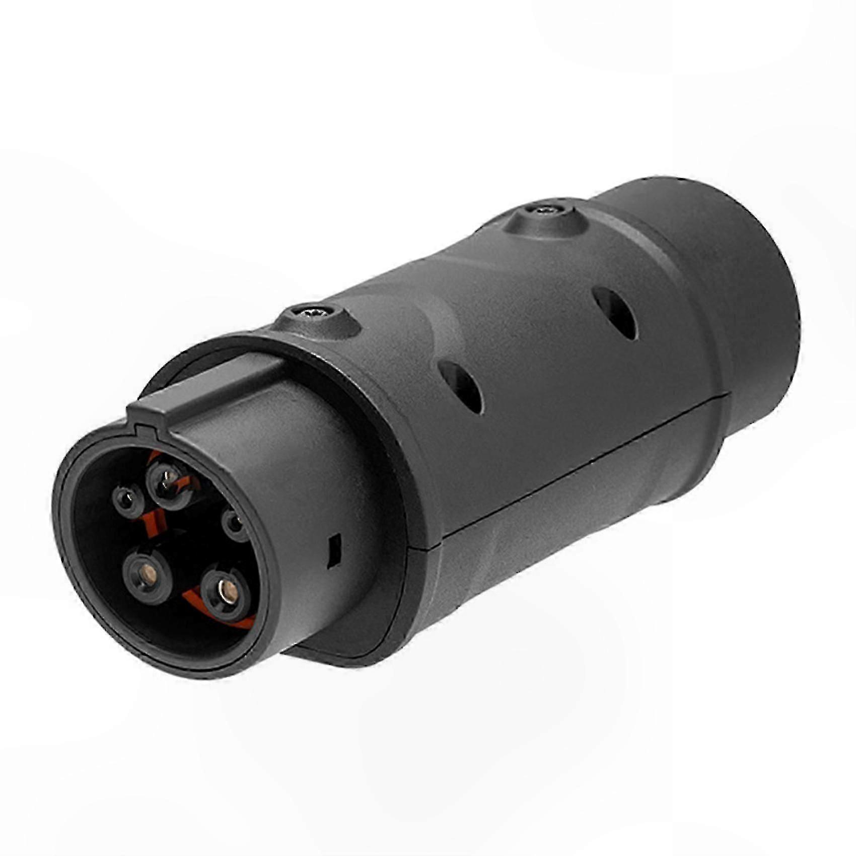 IEC 62196 Type 2 to J1772 Adapter for EV Charging, 32A Connector-Compatible with Electric Vehicles