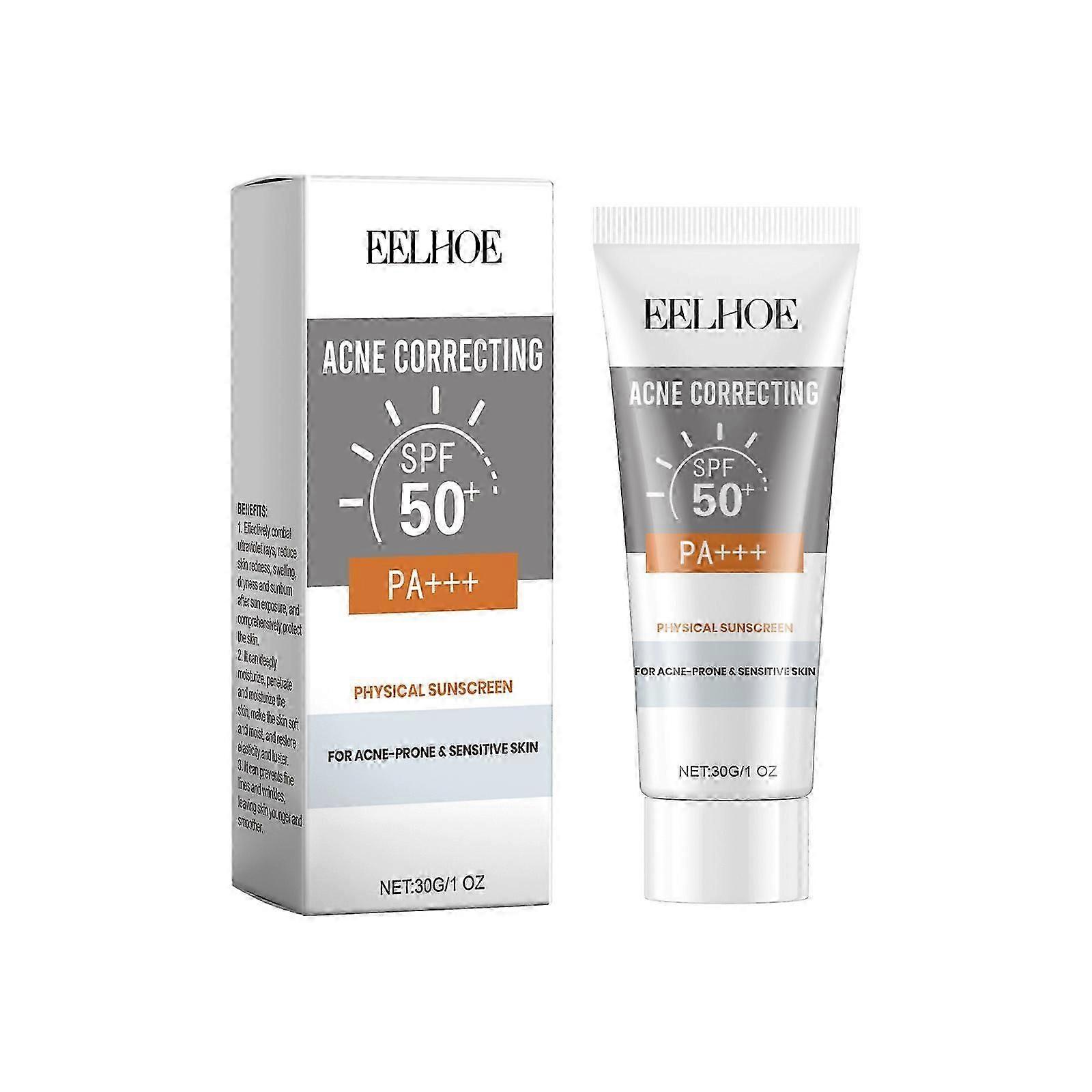 EELHOE واقي من الشمس شفاف مرطب ومنعش واقي من الشمس غسول واقي من الشمس للعناية ببشرة الوجه واقي من الشمس مرطب ومغذي