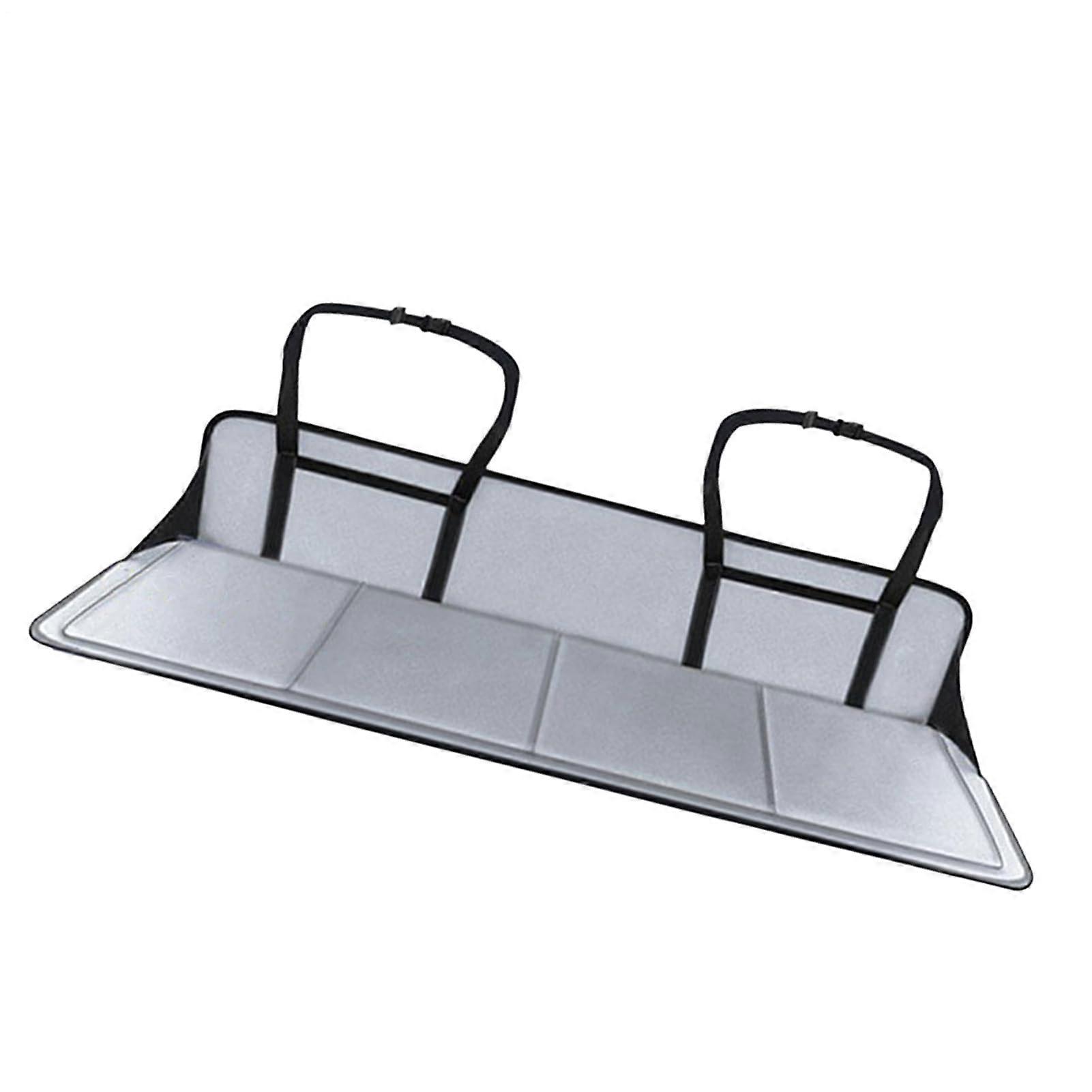 Car Sleeping Mattress - Non-Inflatable Back Seat Travel Extender Bed for Camping, Overlanding, and Backpacking, Grey Color