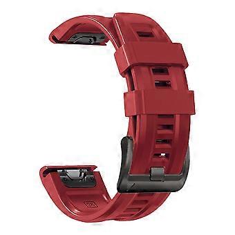 For Garmin Fenix 3 26mm Silicone Sport Pure Color Watch Band