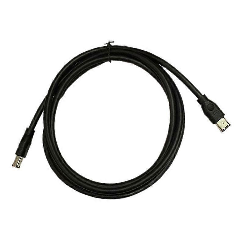 Black IEEE 1394 Firewire 400 to Firewire 400 Cable, 6 Pin/6 Pin Male / Male - 10 FT