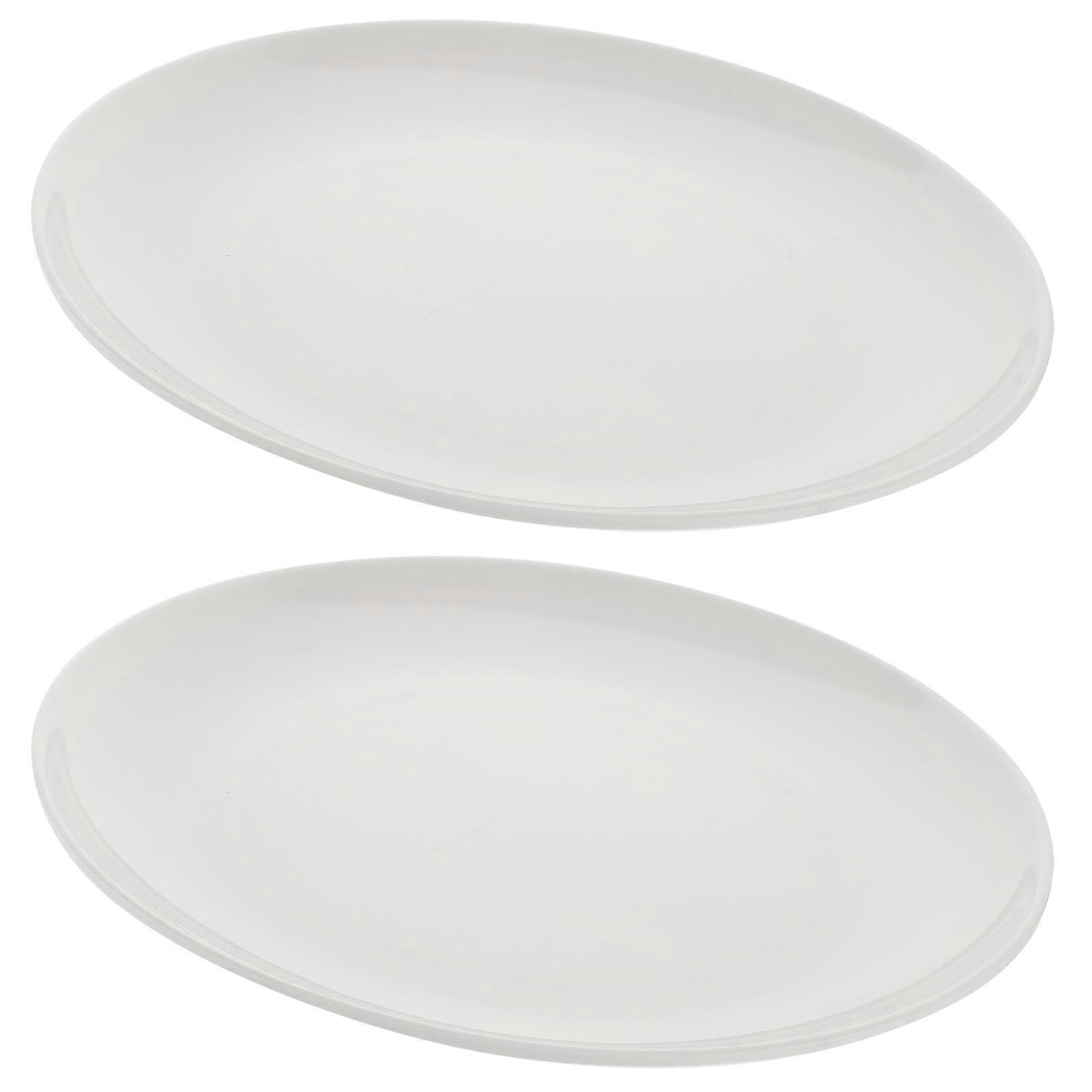 White PP Ink Dish for Home Use Compact and Durable with Novel Design 2 Pieces