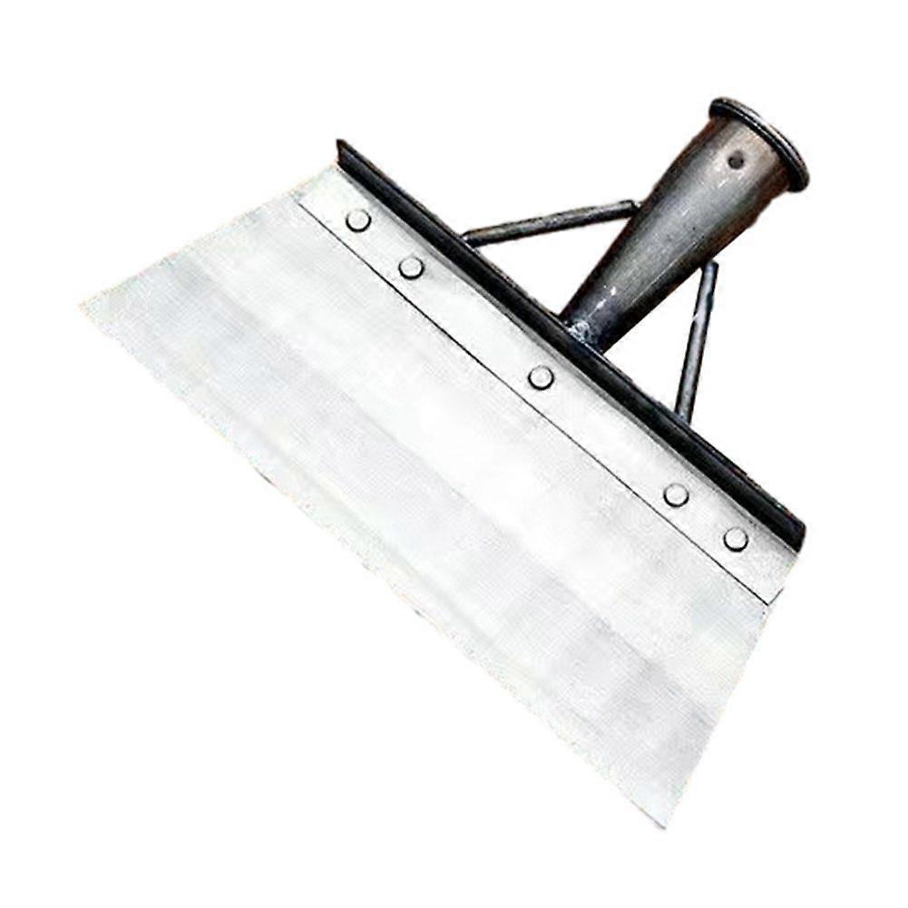 Cleaning Shovel, Square Garden Spade Shovel Manganese Steel Flat Shovel Not Include Pole,Lawn Edgin