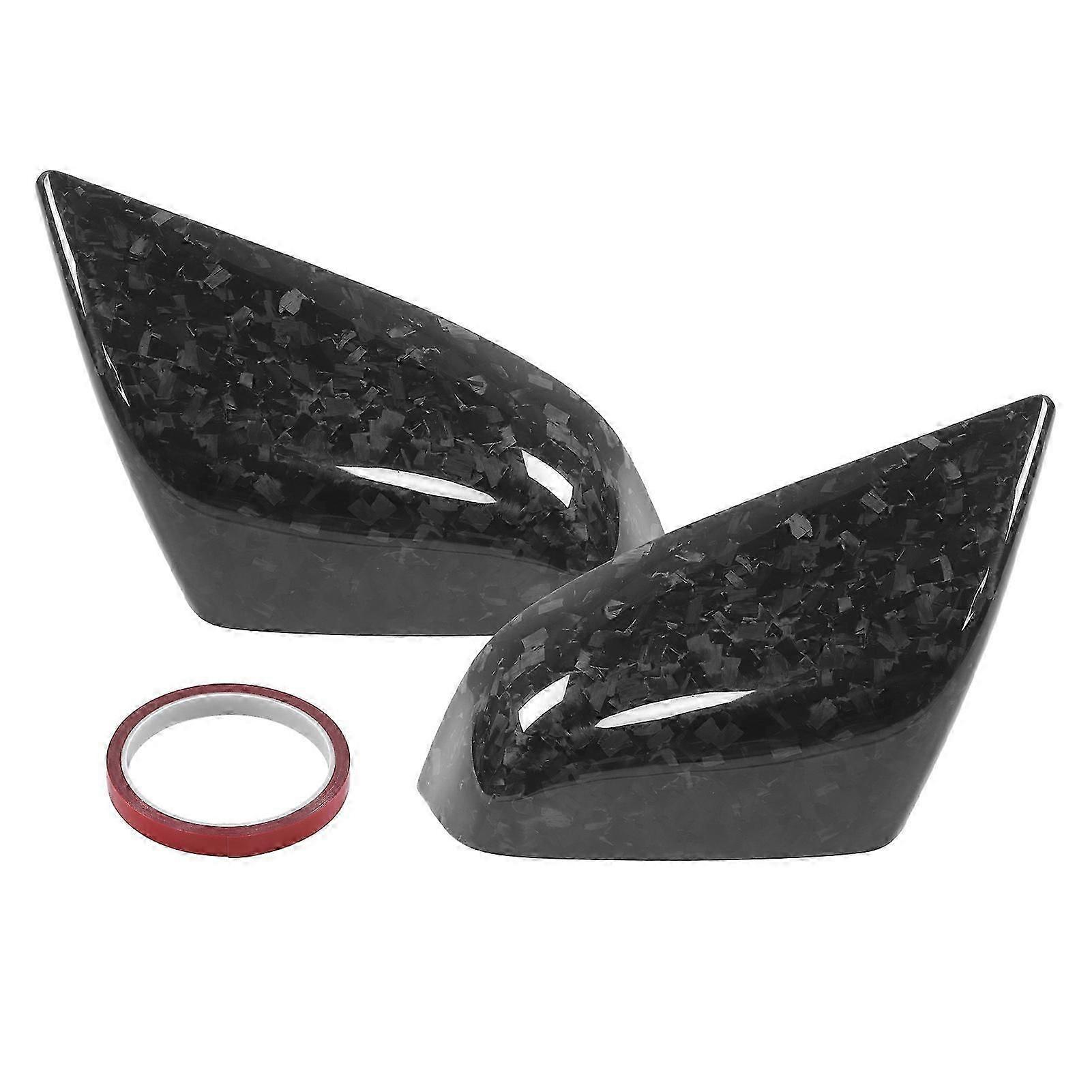 Glossy Marble Texture Rearview Mirror Cover Trim Suitable for TESLA MODEL S 20122021