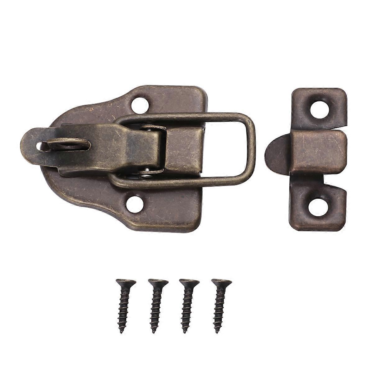 Jewelry Box Latches Lock Buckle for Box Use 2Pcs Durable Coffee Color