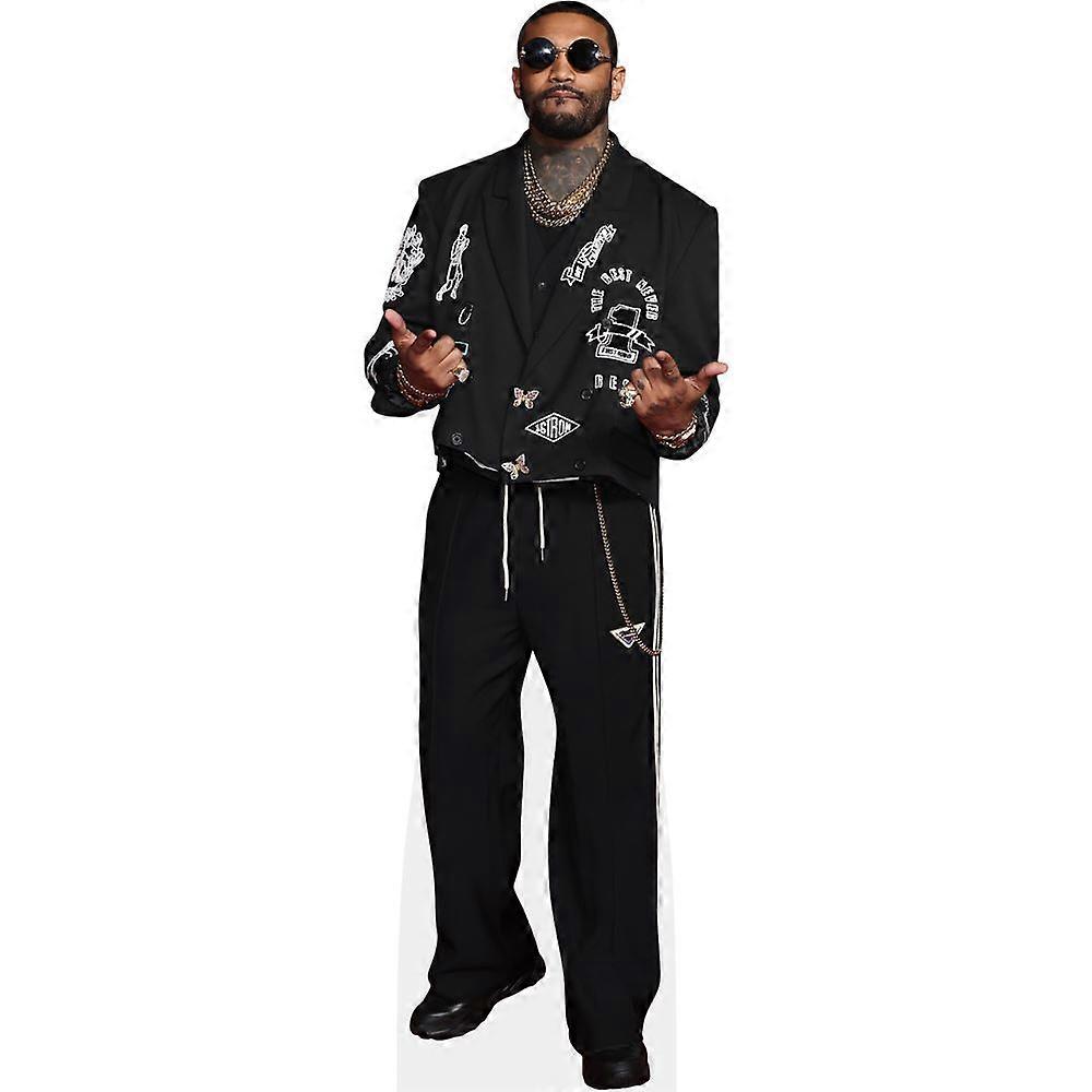 Joyner Lucas (Black Outfit) Cardboard Cutout (lifesize OR mini size). Standee. Stand Up.