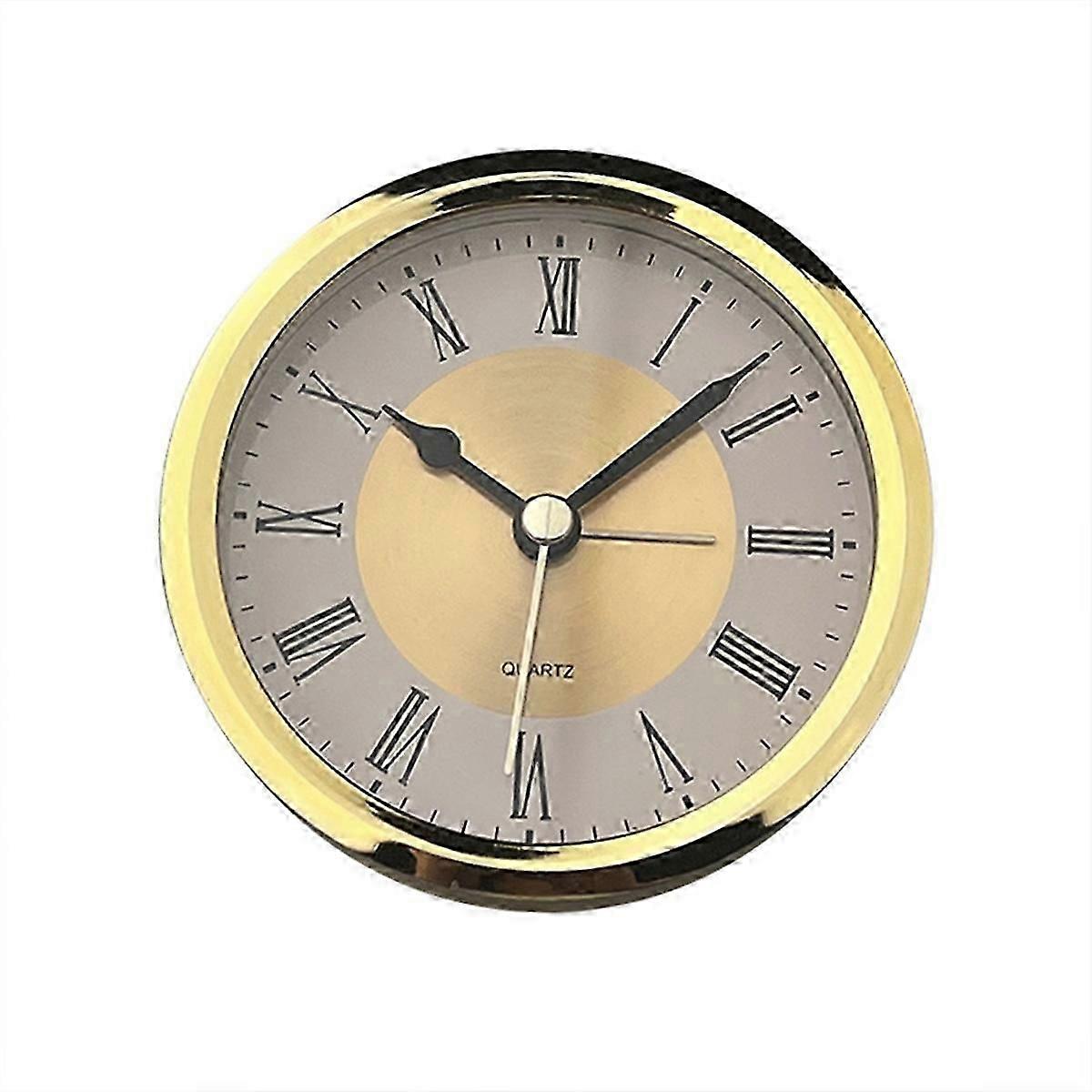 89mm Quartz Clock Retro Roman Numbers Clock Simple Clock Accessories