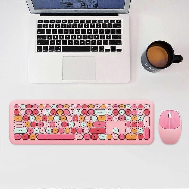 666 Color Wireless Keyboard And Mouse Set