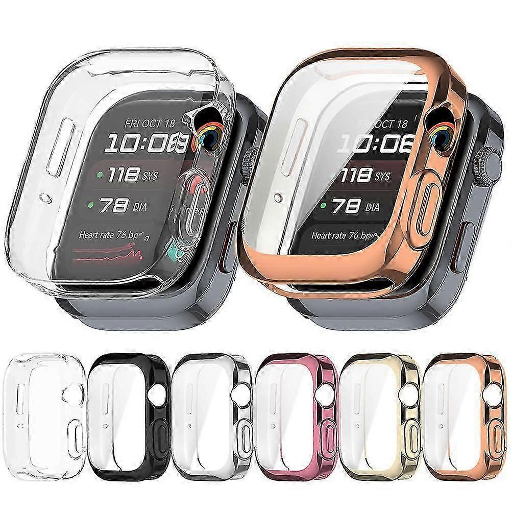 Huawei Watch D2用の保護ケース+強化ガラスフィルムカバースクリーンを見る