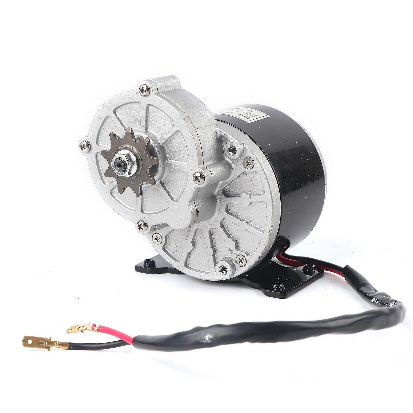 12V 250W Gear Reduction Electric Motor with 9 Tooth Sprocket Brushed DC Motors Reductor for Ebike Scooter