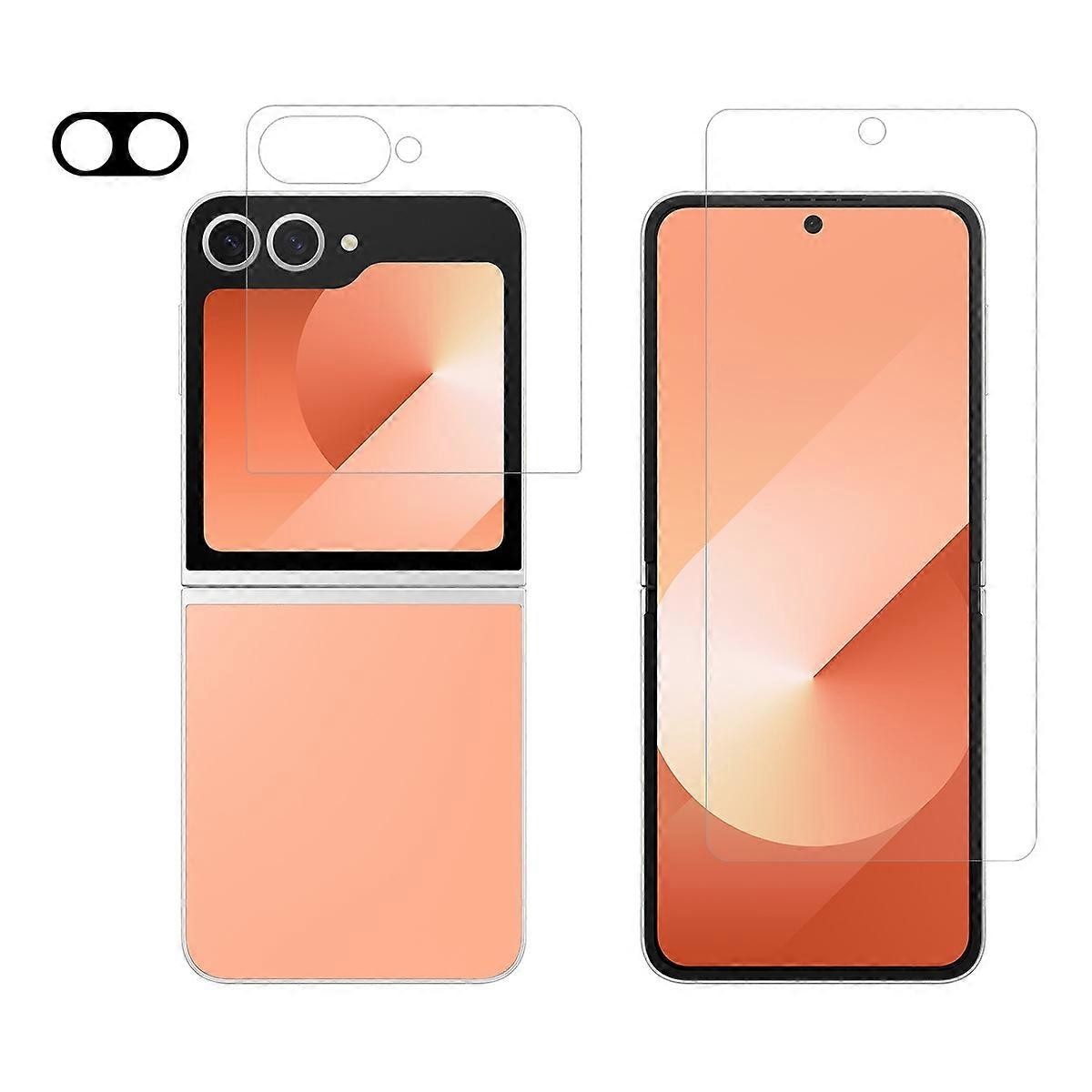 ENKAY HAT PRINCE Screen Protector for Samsung Galaxy Z Flip6 5G Full-Coverage TPU Films with Front/B