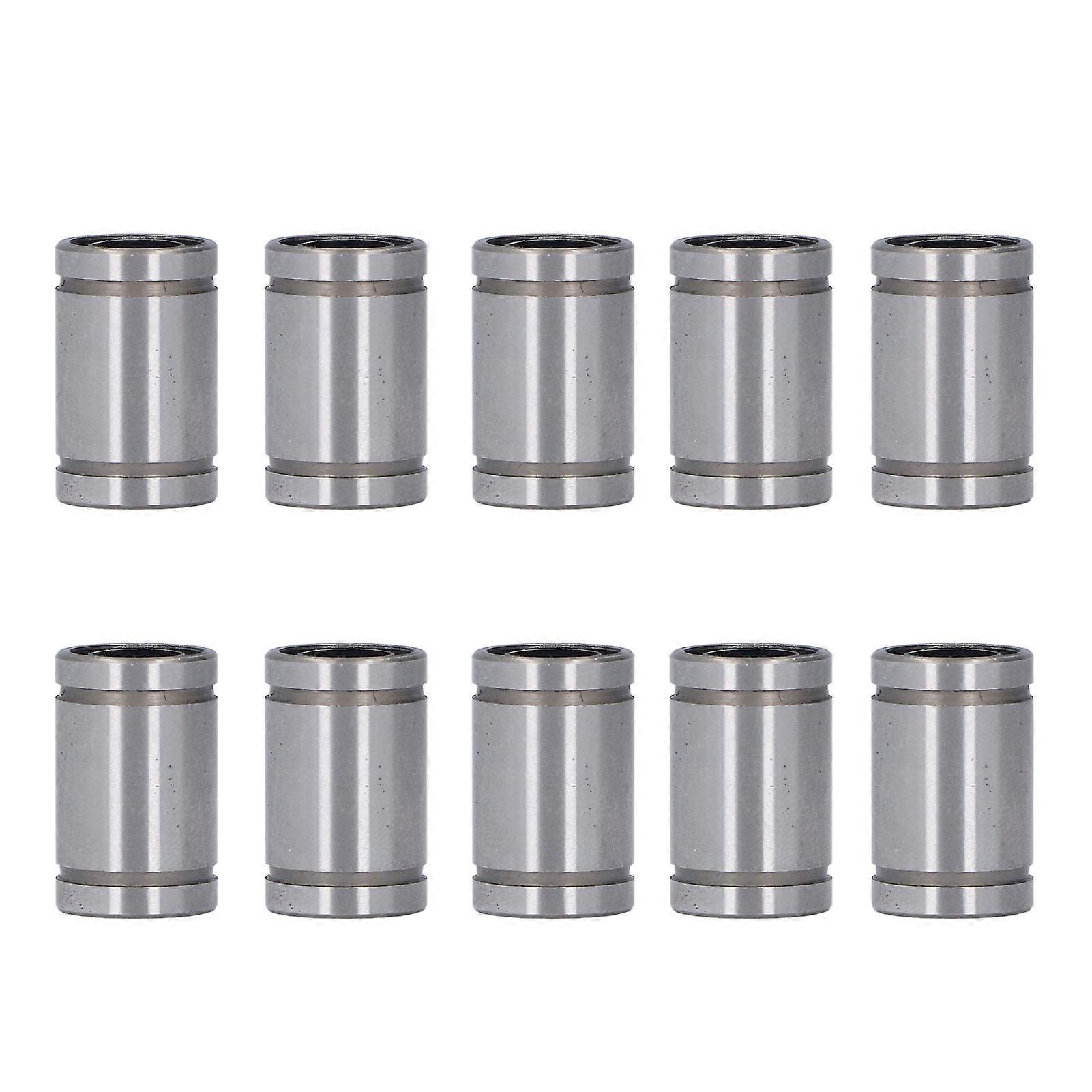 Lot de 10 vérins à mouvement linéaire, axes optiques, cadre de test coulissant, diamètre intérieur 8 mm, diamètre extérieur 15 mm, LM8UU