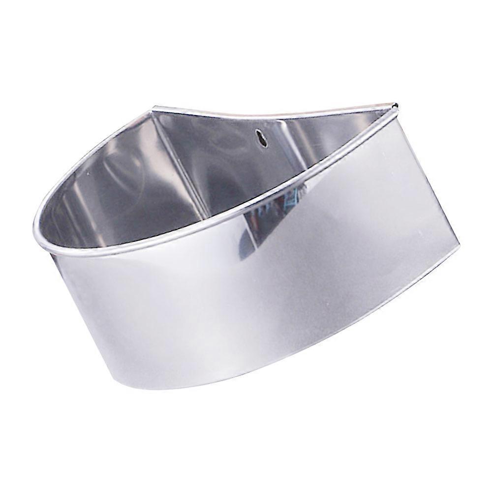 Chopping Board Mounted Trash Can Stainless Steel Storage Box for Storing 1Pcs Silver Bucket