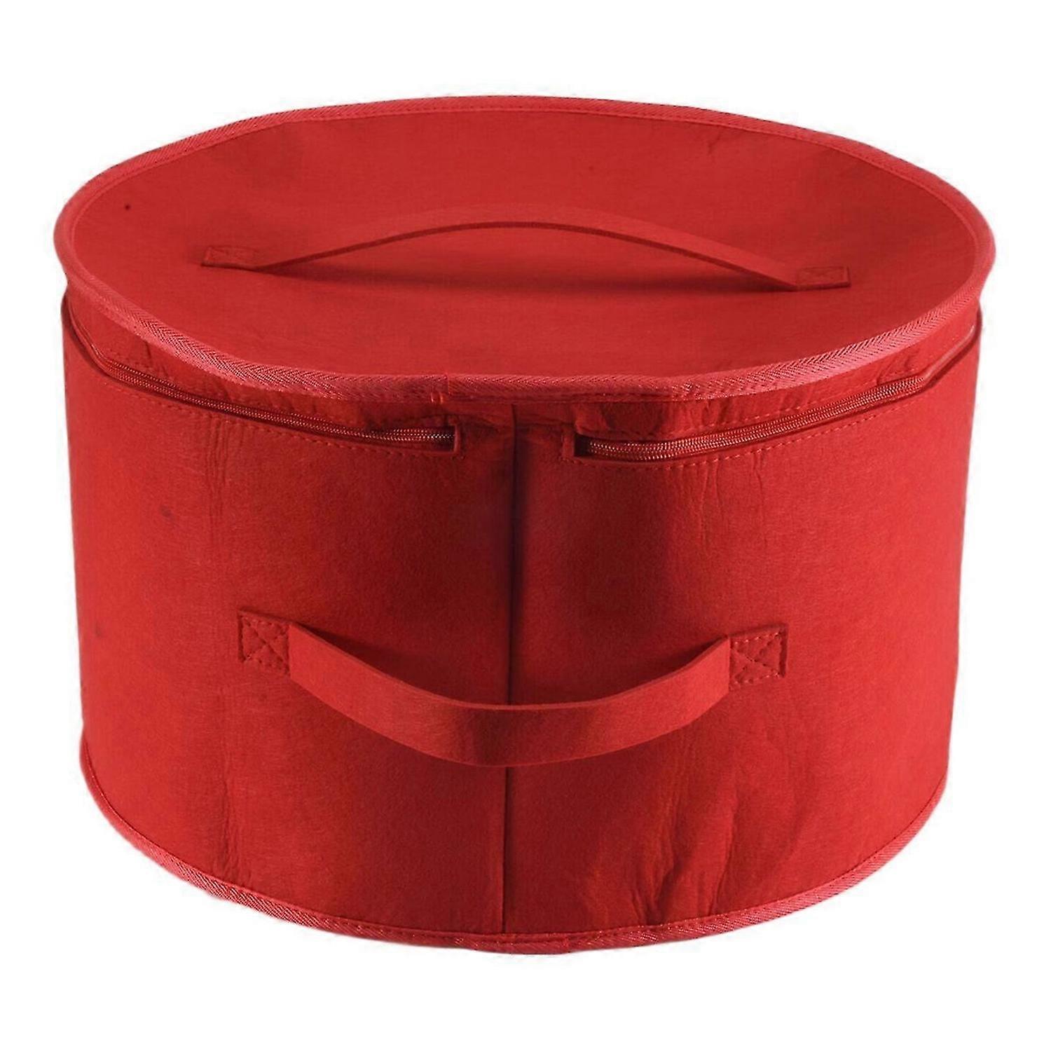 Hat Box Organizer Round Travel Hat Boxes Foldable Hat Storage Bag with Dustproof Lid Large Hat Stora