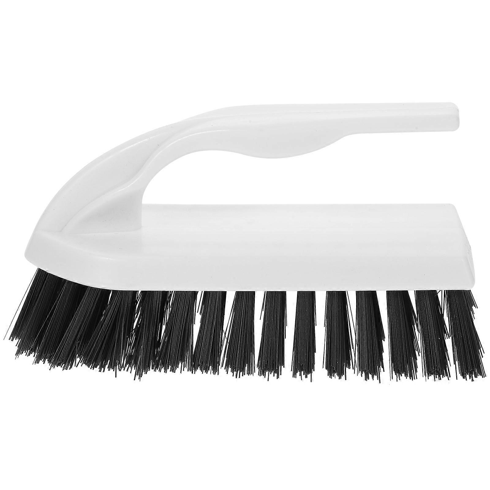 Scrub Brush Multipurpose Brush for Cleaning 4Pcs White Plastic Household Use
