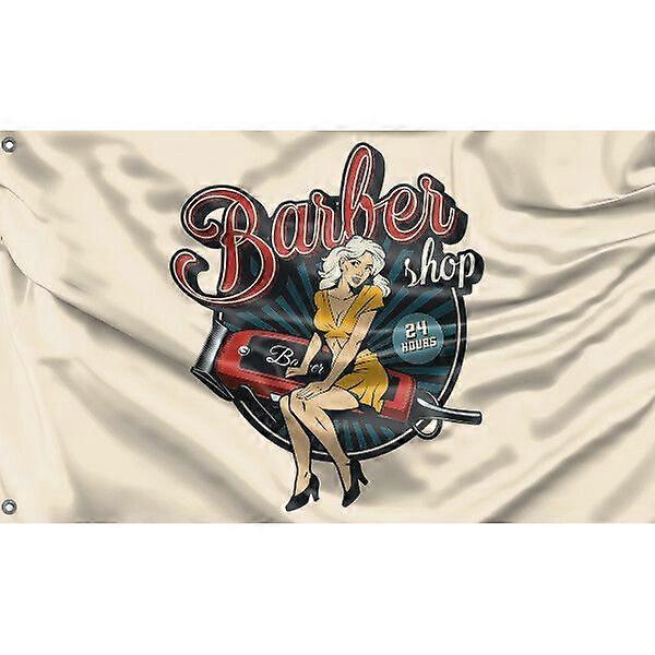 Frisørsalong Retro Flagg FG1266