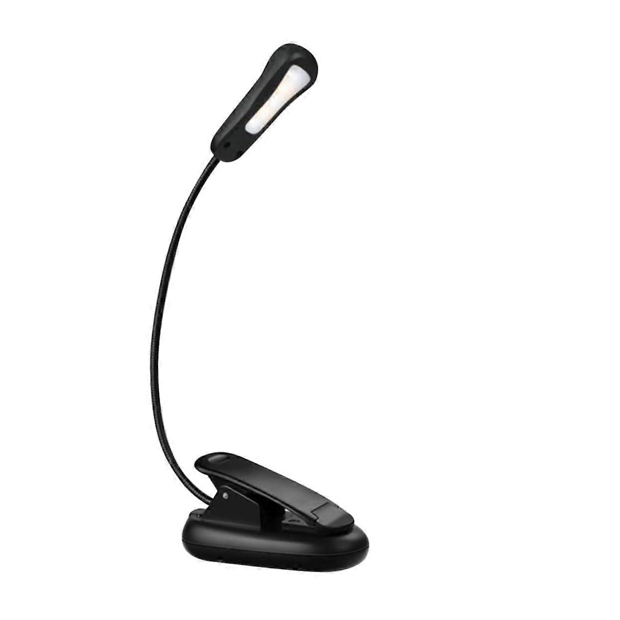 LED Clip Desk Lamp With Dimming Reading Light, Eye Care, Flexible Neck, Study Light