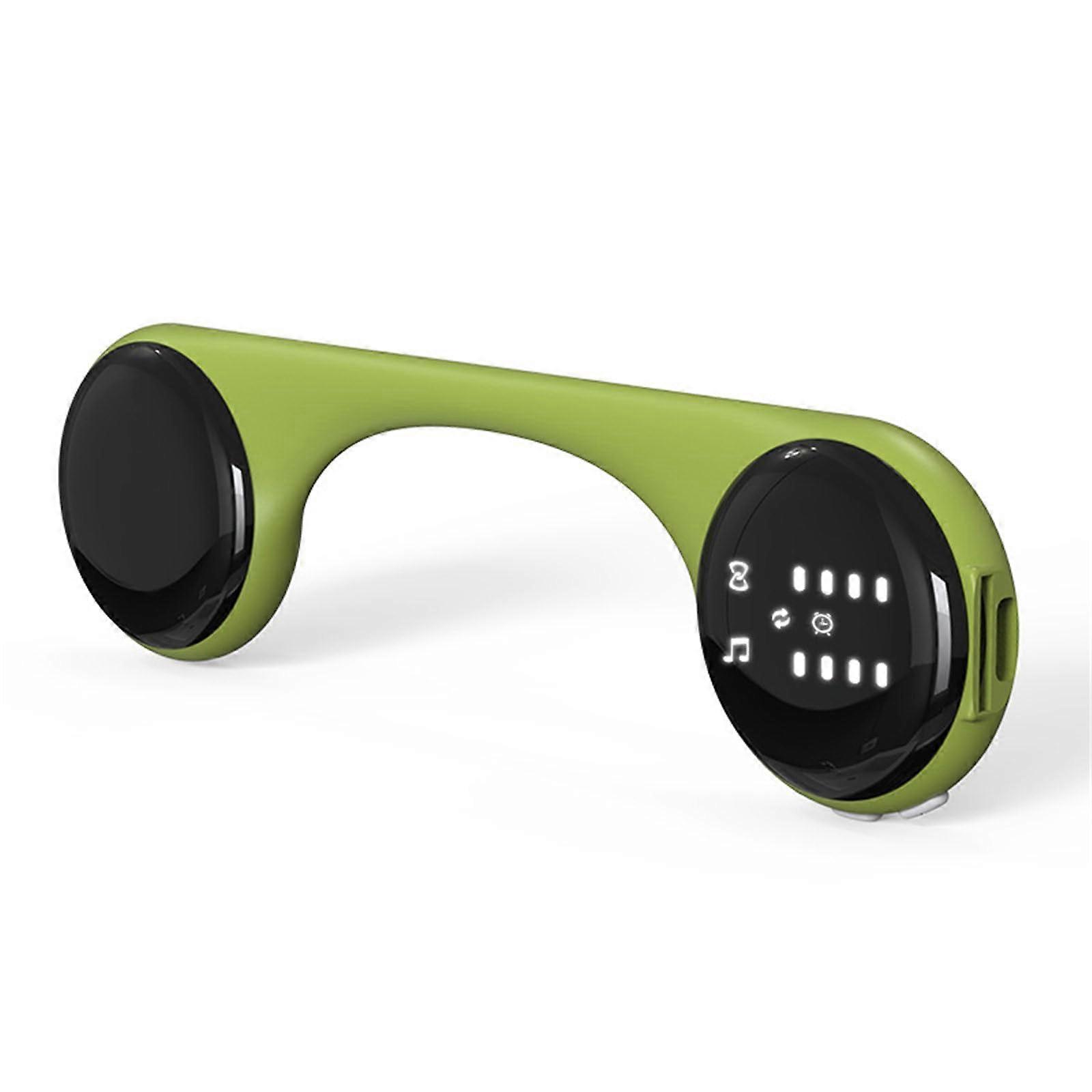 Bone Conduction Pillow Speakers Bluetooth 5.4 Sleep Aid Timer ABS Texture Relaxation Green Color