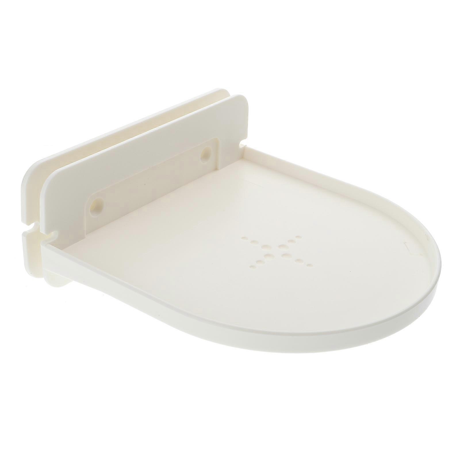 Plastic Speaker Stand White Holder for 2Pcs Wall Mount Brackets