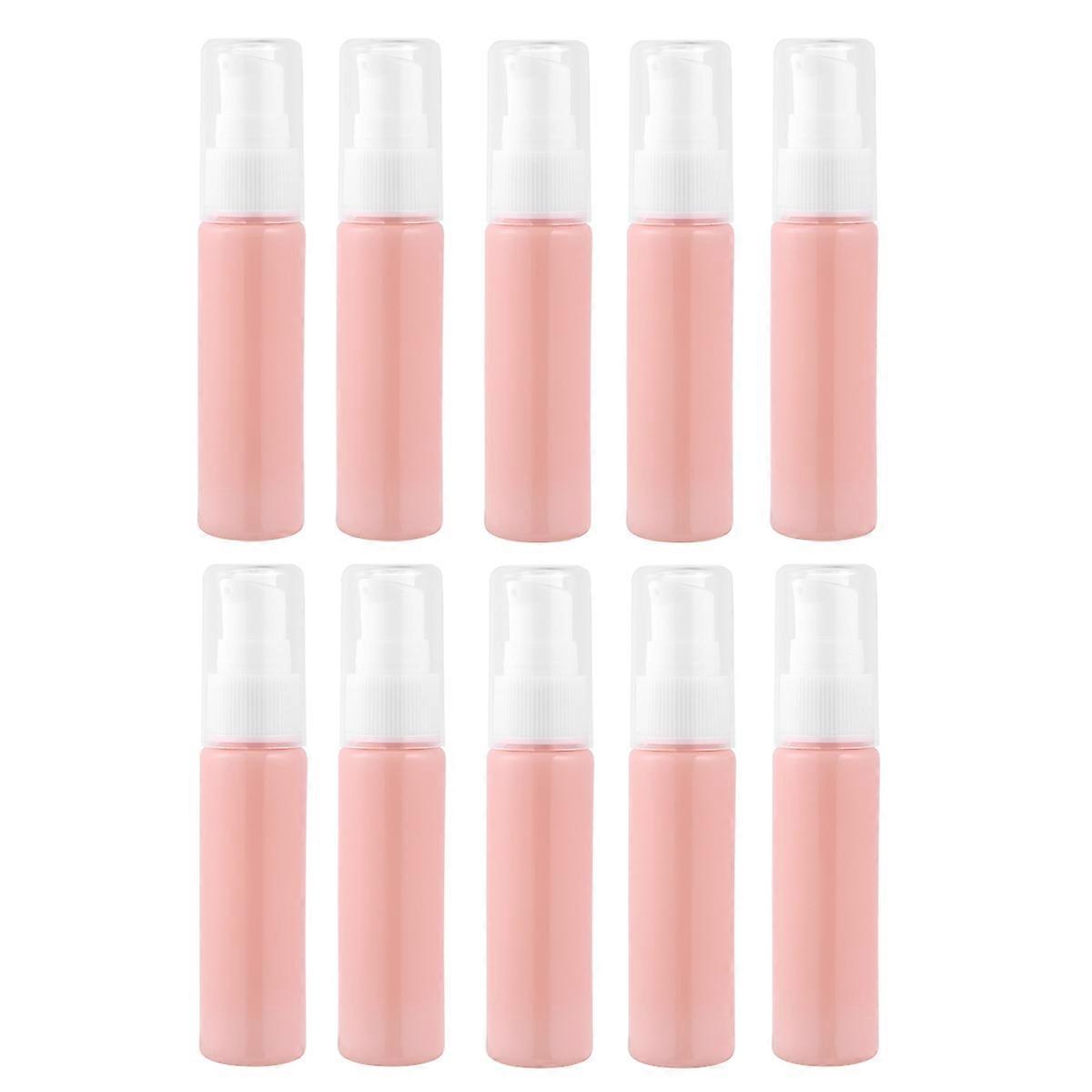 Refillable Pink Pump Bottle Container for Travel 20Pcs Makeup Storage
