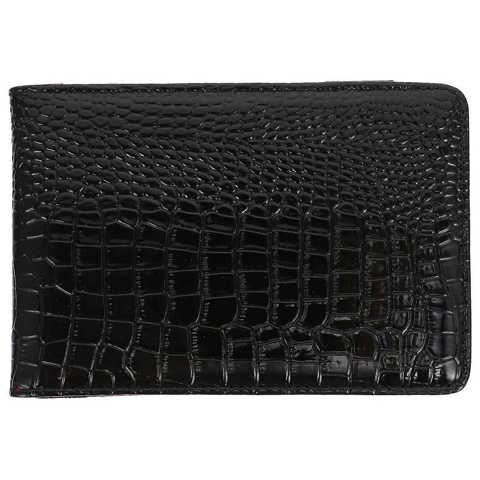 Fashionable Notebook Cover Imitation Protective 2Pcs Black