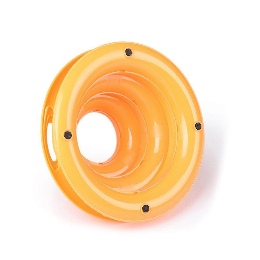 Cat Toys Three Layers Tray for Fun Play 3Pcs Yellow Cat Toy