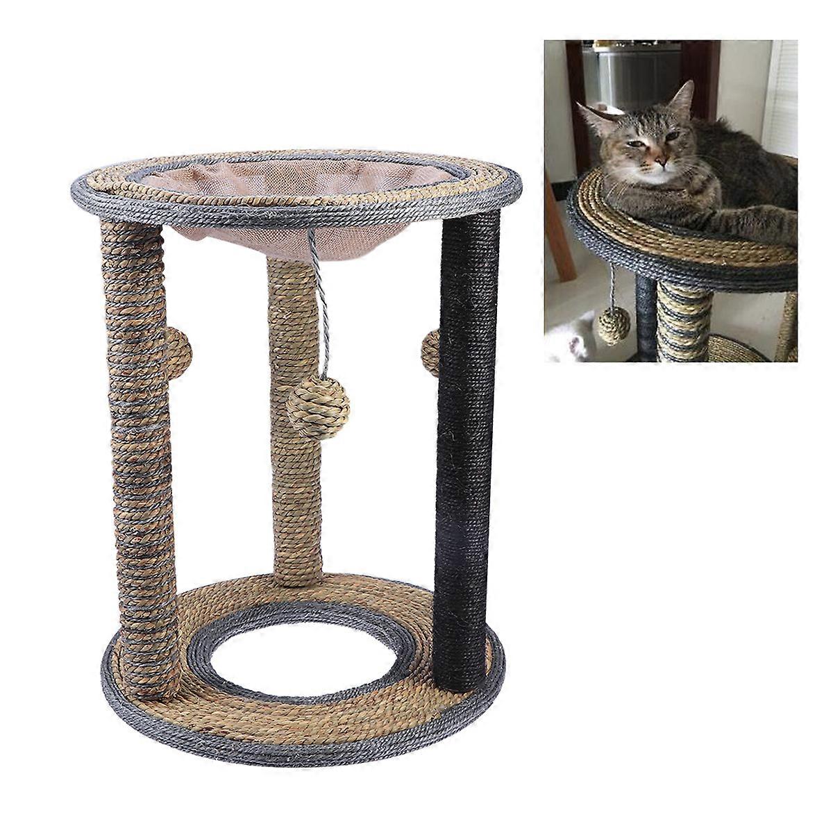 Cat Climbing Column Sisal Hemp Cat Scratching Post for 2Pcs