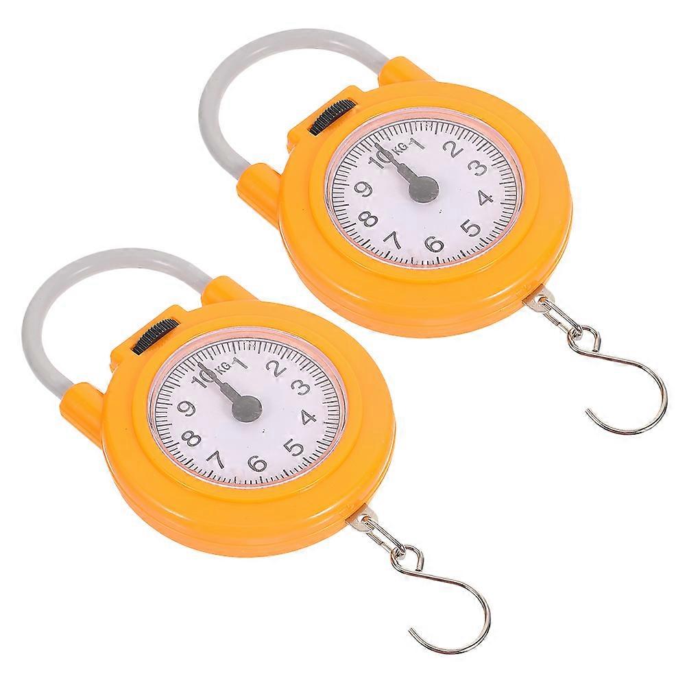 Portable Hanging Fish Scale with Spring Design for Home Use 5Pairs