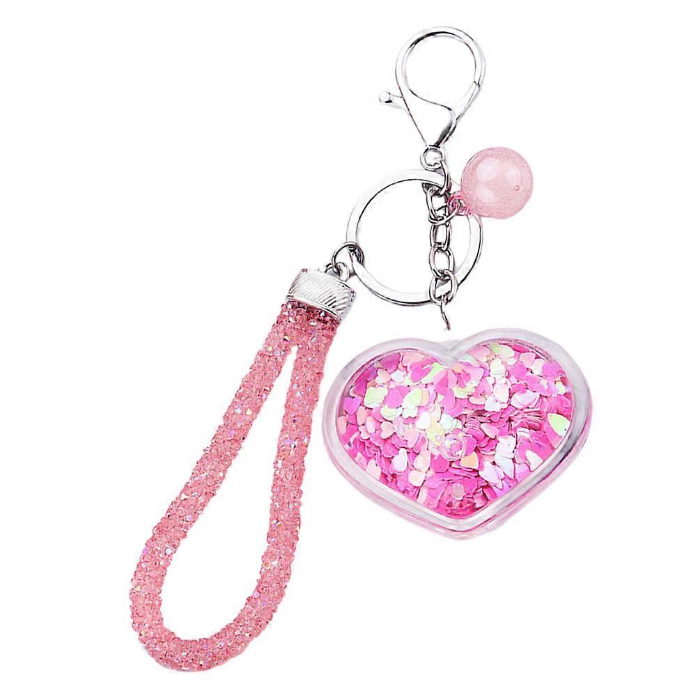 Bag Pendant Keychain for Hanging Keys 3Pcs Shiny Sequins Gift Set